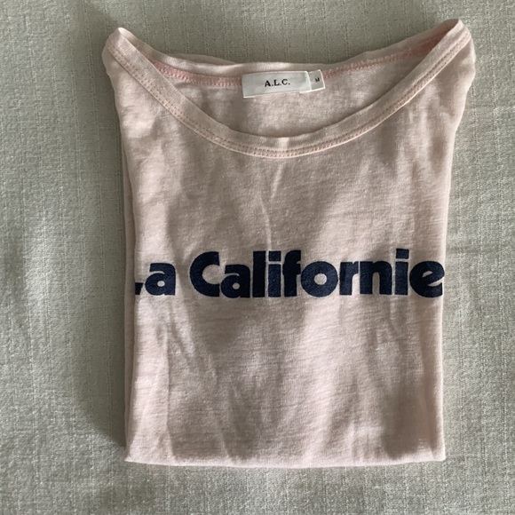 A.L.C. - Le Californie Tee - 100% Linen - Picture 8 of 8